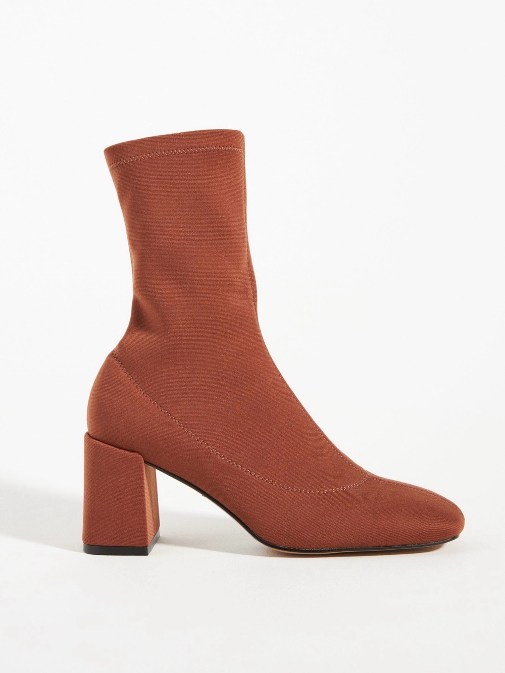 Silent D Sock Boots in Rust/Brown